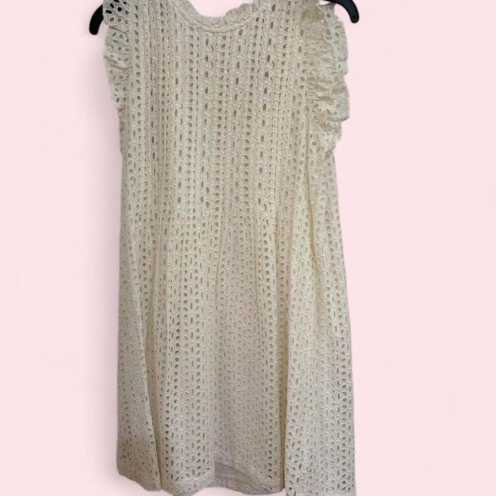 Madewell Women's White and Cream Dress